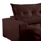 Sofá Reclinável 4 Lugares 230cm Ouro Branco Montano Estofados