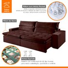 Sofá Reclinável 4 Lugares 230cm Santorini Montano Estofados V