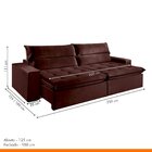 Sofá Reclinável 4 Lugares 250cm Santorini Montano Estofados V