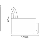 Sofá Reclinável E Retrátil 2 Lugares Em Suede Sevilha 224cm C