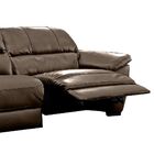 Sofá Reclinável Elétrico 3 Lugares Sala De Estar 234cm Guiana