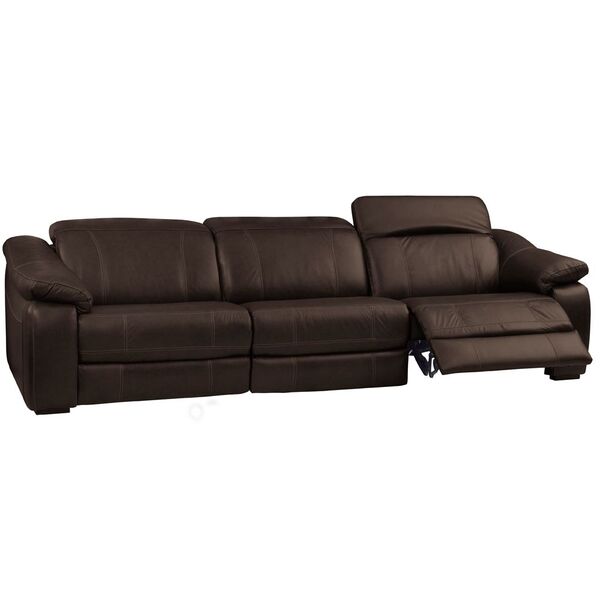 Sofá Reclinável Elétrico 3 Lugares Sala De Estar 295cm Agnes