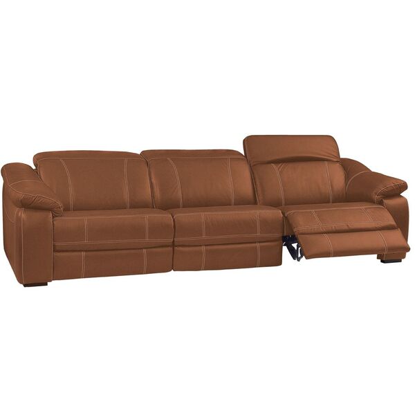 Sofá Reclinável Elétrico 3 Lugares Sala De Estar 295cm Agnes