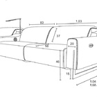 Sofá Reclinável Elétrico De Couro Legend Com Itable E Luminár