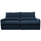 Sofá Reclinável Moana Em Veludo 2,20 Metros Possui 5 Níveis D