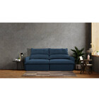 Sofá Reclinável Moana Em Veludo 2,20 Metros Possui 5 Níveis D