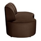 Sofá Redondo Curvo Orgânico Namoradeira Doha Marrom