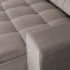 Sofá Regulável 3 Lugares 210 Cm Gold Star Platinum Tabaco