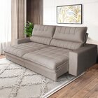 Sofá Regulável 3 Lugares 250 Cm Gold Star Platinum Tabaco