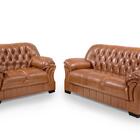 Sofá Rei Conjunto 2 E 3 Lugares Couríssimo Caramelo Fixo Capi