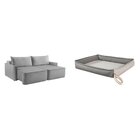 Sofá Retrátil 160cm 2 Lugares Moon 2323 Com Kit Usb E Cama Pa