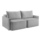 Sofá Retrátil 160cm Com Porta Usb 2 Lugares Moon 2323  Cinza