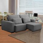 Sofá Retrátil 2,90m Reclinável Espuma D28 Capri Mola Ensacada