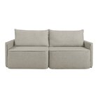 Sofá Retrátil 200cm 2 Lugares Moon 2321  Creme