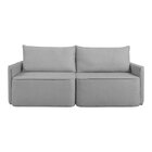 Sofá Retrátil 200cm 2 Lugares Moon 2323 Com Cama Para Pet Ret