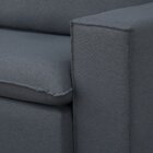 Sofá Retrátil 200cm Barcelona  Veludo/cinza