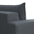 Sofá Retrátil 200cm Barcelona  Veludo/cinza