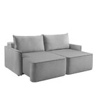 Sofá Retrátil 220cm 4 Lugares Moon 2323 Com Kit Usb E Cama Pa