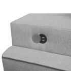 Sofá Retrátil 220cm Com Kit Entrada Usb 4 Lugares Moon 2323