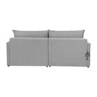 Sofá Retrátil 220cm Com Kit Entrada Usb 4 Lugares Moon 2323