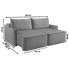 Sofá Retrátil 220cm Com Kit Entrada Usb 4 Lugares Moon 2323