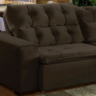 Sofá Retrátil 230 Cm Mola Bonel D28 Pillow Reclinável Alasca