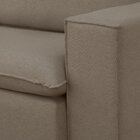 Sofá Retrátil 240cm Barcelona  Bege Escuro