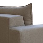 Sofá Retrátil 240cm Barcelona  Bege Escuro