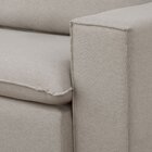 Sofá Retrátil 240cm Barcelona Yescasa Veludo/bege Claro