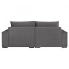 Sofá Retrátil 250 Cm Línea  Cinza