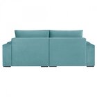 Sofá Retrátil 250 Cm Línea  Verde/água