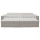 Sofá Retrátil 250cm Sala De Estar Becky Linho Branco - Gran B