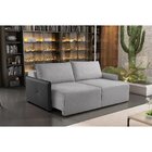 Sofá Retrátil 2 Lugares 160cm Urban  Cinza/preto