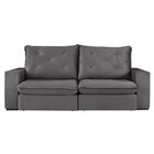 Sofá Retrátil 2 Lugares 190cm Solar  Cinza