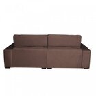 Sofá Retrátil 2 Lugares 2,5m Montreal Móveis Legacy Chocolate