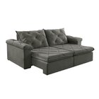 Sofá Retrátil 2 Lugares 202cm Astor 2103 Cinza