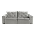 Sofá Retrátil 2 Lugares 202cm Astor 2107 Cinza Prateado