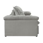 Sofá Retrátil 2 Lugares 202cm Astor 2107 Cinza Prateado