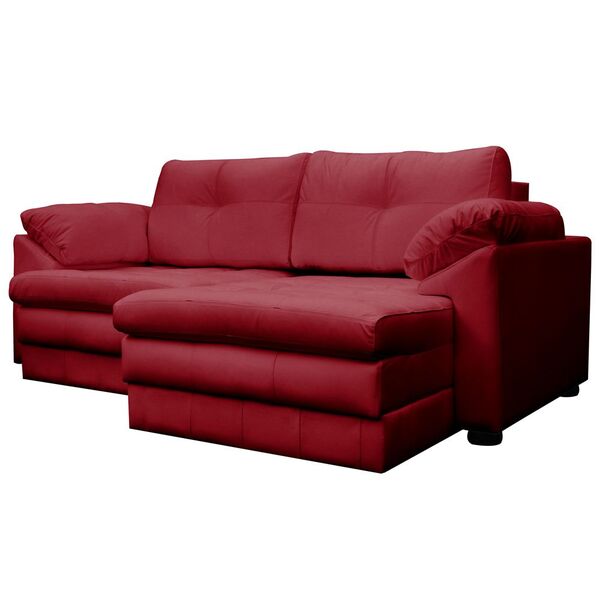 Sofá Retrátil 2 Lugares Bipartido Sala De Estar Piece 175cm C