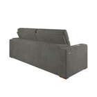 Sofá Retrátil 2 Lugares Minneapolis 2 3m Em Veludo Luxor Graf