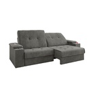 Sofá Retrátil 2 Lugares Vermont Com Usb E Porta-copos 2 5m Em