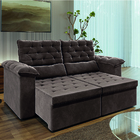 Sofá Retrátil 2m 3 Lugares Bipartido Com Molas New Inglaterra