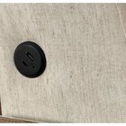 Sofá Retrátil 3 Lugares 190cm Braço Em Corino Com Usb Veludo