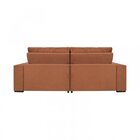 Sofá Retrátil 3 Lugares 190cm Palace Com Usb  Terracota