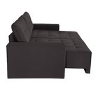 Sofá Retrátil 3 Lugares 200cm Astris  Marrom
