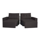 Sofá Retrátil 3 Lugares 200cm Astris  Marrom