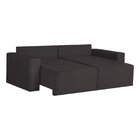 Sofá Retrátil 3 Lugares 200cm Astris  Marrom