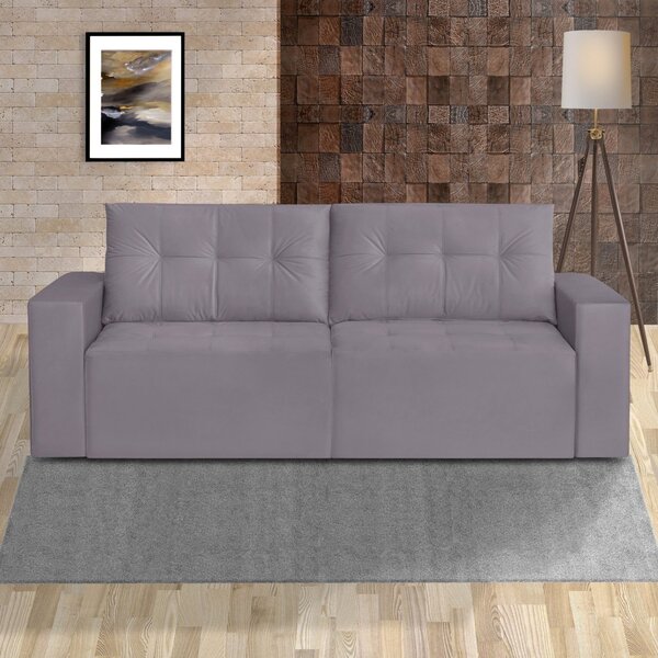 Sofá Retrátil 3 Lugares 200cm Astris  Rosê