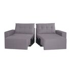 Sofá Retrátil 3 Lugares 200cm Astris  Rosê