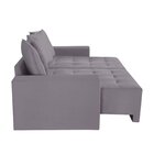 Sofá Retrátil 3 Lugares 200cm Nyc  Rosê